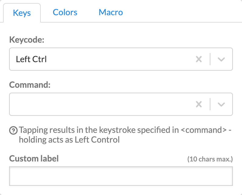 LCTL_T(KC_SPACE) in the Oryx graphical configurator